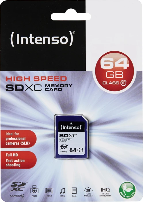 Intenso 64GB, Class 10