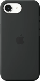 Apple Silikon Case für iPhone 16e schwarz