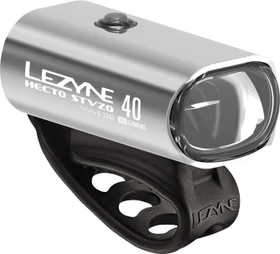 Lezyne Hecto Drive StVZO 40 Frontlicht silver/hi gloss