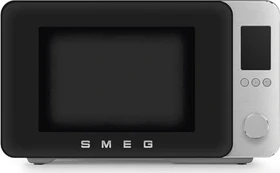 Smeg MOC02BLMEU Mikrowelle mit Grill/Heißluft schwarz