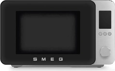 Smeg MOC02BLMEU Mikrowelle mit Grill/Heißluft schwarz