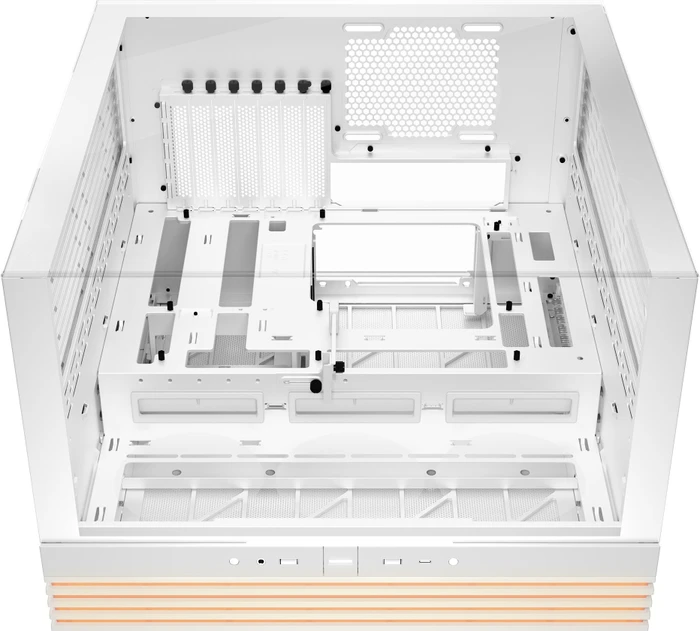 be quiet! Light Base 600 DX White, weiß, Glasfenster
