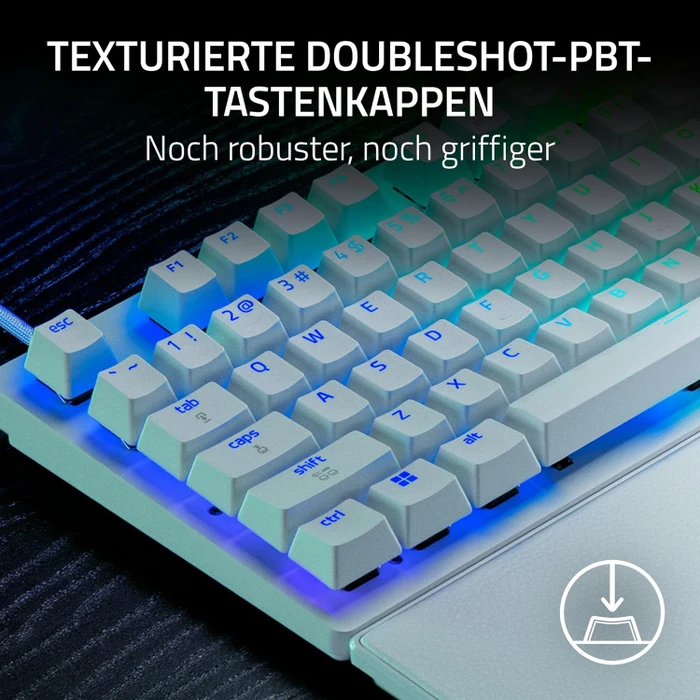 Razer Huntsman V3 Pro Tenkeyless 8KHz, weiß, LEDs RGB, Razer Analog Optical Switch Gen-2, USB, US