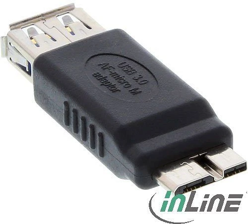 InLine USB 3.0 Adapter, Buchse A auf Micro-B Stecker