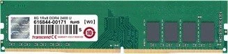 Transcend JetRam UDIMM 4GB, DDR4-2400, CL17-17-17, 1RX8