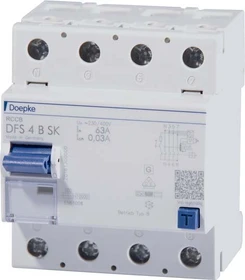 Doepke Fehlerstromschutzschalter DFS 4 063-4/0,50-B SK HD