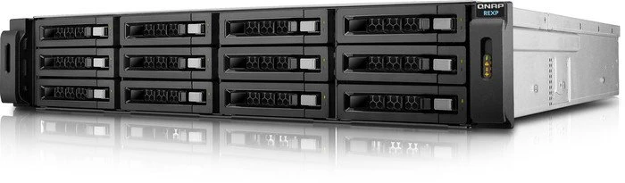 QNAP Rack Expansion Unit REXP-1220U-RP, 3x Mini SAS HD, 2HE
