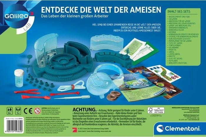Clementoni Galileo Entdecke die Welt der Ameisen