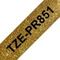Brother TZe-PR851 Beschriftungsband, 24mm, schwarz/Glitter gold Vorschaubild