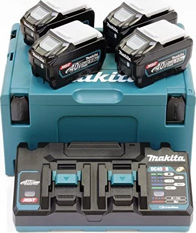 Makita Powersource-Kit Starterset 40V, 5.0Ah, Li-Ionen, 4 Akkus [20.0Ah] [800Wh]