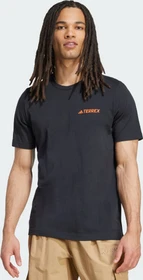 adidas Terrex Graphic T-Shirt kurzarm black/semi impact orange (Herren)