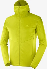 Salomon Outline Warm Hooded Jacke citronelle/heather (Herren)