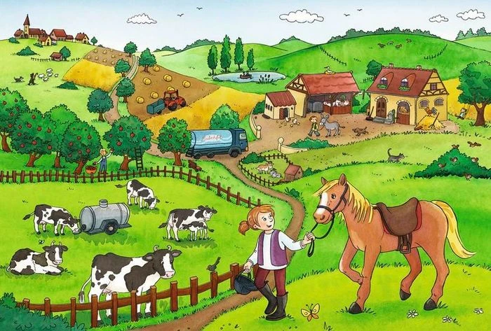 Ravensburger Puzzle Fleißig auf dem Bauernhof