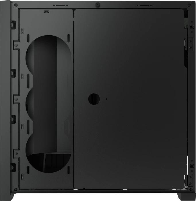 Corsair 5000D, schwarz, Glasfenster