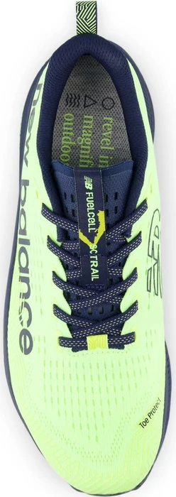 New Balance FuelCell SuperComp Trail bleached lime glo/nb navy/tea tree (Herren)