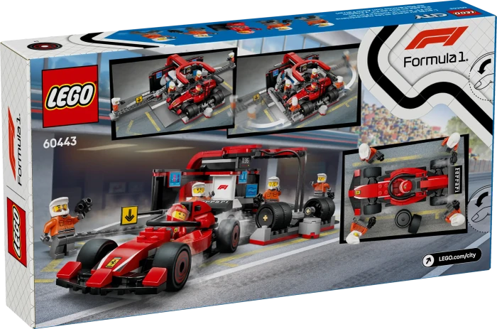 LEGO City - Boxenstopp mit Boxencrew und Ferrari Flitzer
