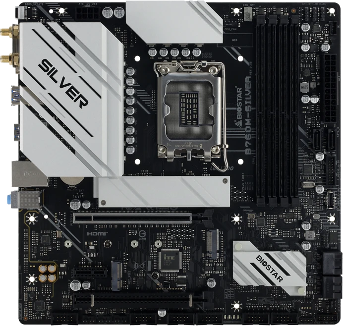 Biostar B760M-Silver (Intel 1700)