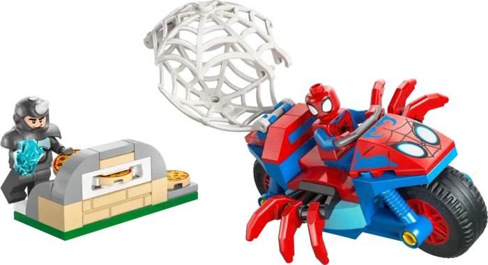 LEGO Juniors - Spidey auf Motorrad vs. Rhino
