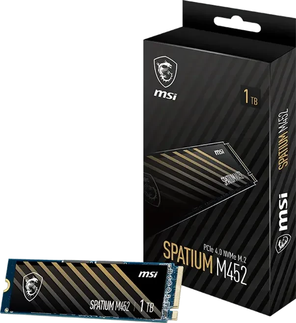 MSI Spatium M452 1TB, M.2 2280 / M-Key / PCIe 4.0 x4