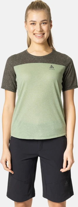 Odlo X-Alp Linencool MTB Funktionsshirt kurzarm loden frost melange (Damen)