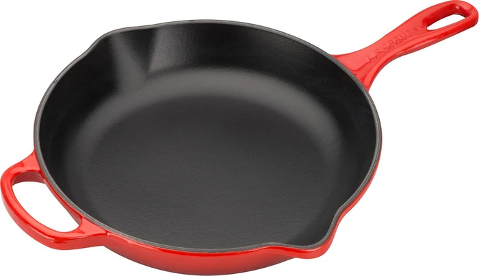 Le Creuset Signature Gusseisen Brat-/Servierpfanne rund 23cm kirschrot