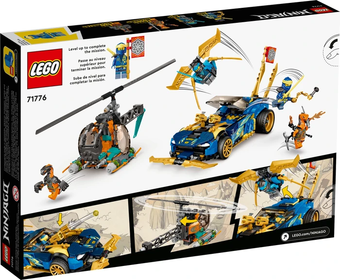 LEGO Ninjago - Jays und Nyas Rennwagen EVO