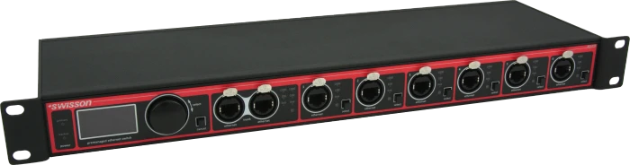 Swisson XES-2T6 Premanaged Rackmount Gigabit Managed Switch, 8x RJ-45 Neutrik etherCON