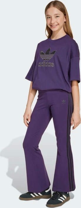 adidas Adicolor Hose lang aurora plum (Junior)