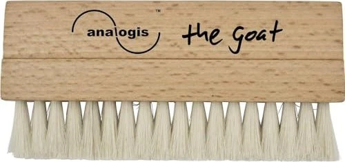 Analogis Brush 4 - The Goat - Schallplattenbürste mit Naturfasern aus Ziegenhaar