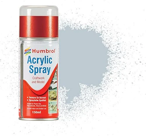 Humbrol Acrylic Spray Paint 56 aluminium metallic, 150ml