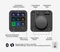 Logitech MX Creative Console Dialpad und Keypad Set, grafit, USB-C/Bluetooth Vorschaubild