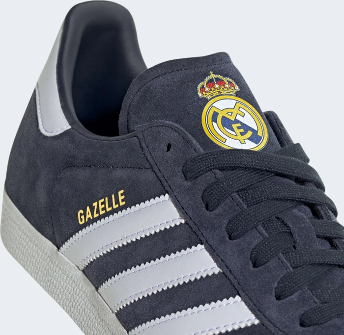 adidas Gazelle Fußball Real Madrid legend ink/cloud white/gold metallic