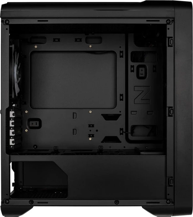 Zalman M3 Plus RGB, schwarz, Glasfenster