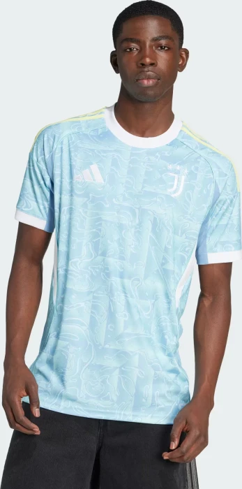 adidas Juventus Turin 2025/2026 Auswärtstrikot ash blue (Herren)