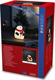 Konstsmide Acryl Figur Kunststoffschneemann LED 4x warmweiß