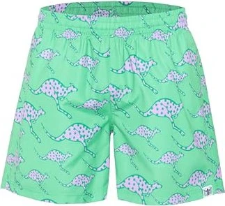 Chiemsee Alloverprint mit Gummizug und seitlichen Taschen Badeshorts marine green (Herren)