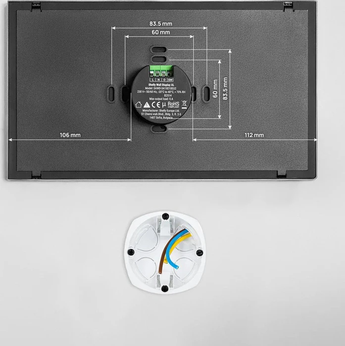 Shelly Wall Display XL schwarz