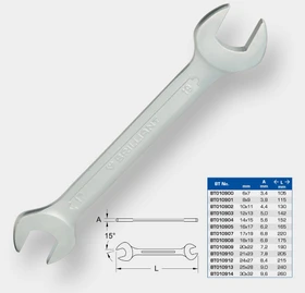 Brilliant Tools Doppel-Maulschlüssel, 14/15x161mm