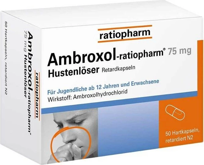 Ambroxol-ratiopharm 75mg Hustenlöser Retardkapseln, 50 Stück