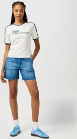 Wrangler Ringer T-Shirt kurzarm vintage white (Damen)