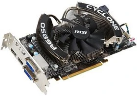 MSI Radeon HD 6850, R6850 Cyclone 1GD5 Power Edition/OC, 1GB GDDR5, 2x DVI, HDMI, DP