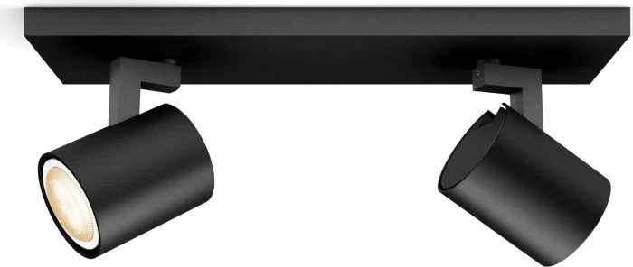 Philips Hue White Ambiance Runner Spot 2-flammig schwarz