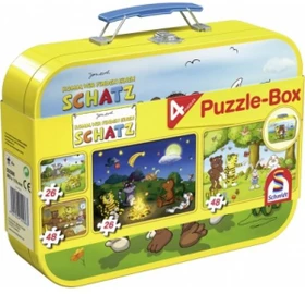 Schmidt Spiele Janosch Puzzle-Box - im Metallkoffer