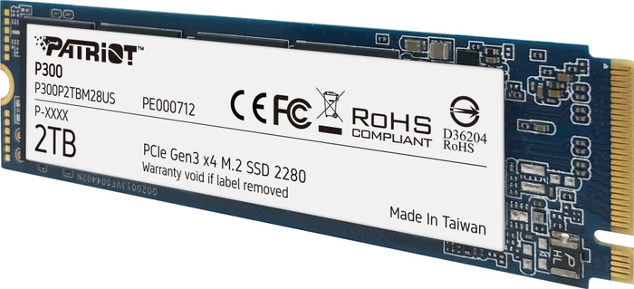 Patriot P300 2TB, M.2 2280 / M-Key / PCIe 3.0 x4
