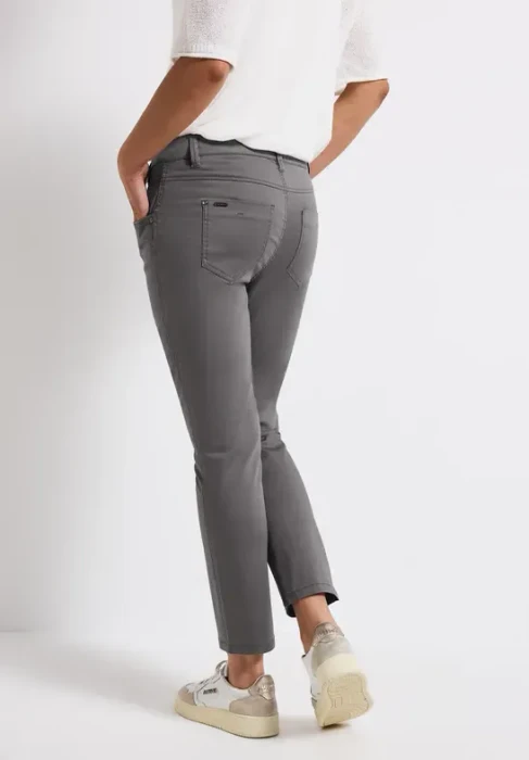 Street One 7/8-Satin Hose overcast grey (Damen)