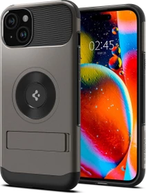 Spigen Slim Armor (MagFit) für Apple iPhone 15 Gunmetal