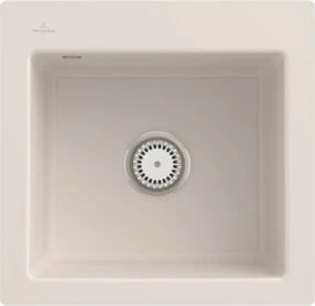 Villeroy & Boch Subway 50 S flat flächenbündig Becken mittig crema