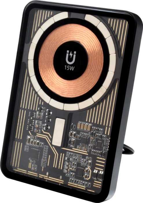 Ultron Powerbank RealPower PB-5000 MAG Watch schwarz/transparent
