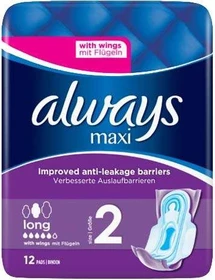 Always Maxi Long Größe 2, 10 Stück