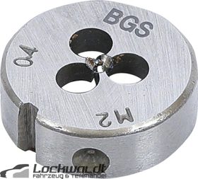 BGS technic Gewindeschneideisen M2x0.4x25mm